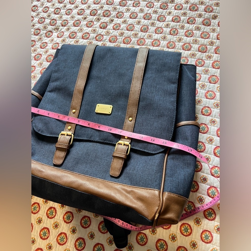 Carters Navy Blue Diaper Bag Backpack - Picture 9 of 10